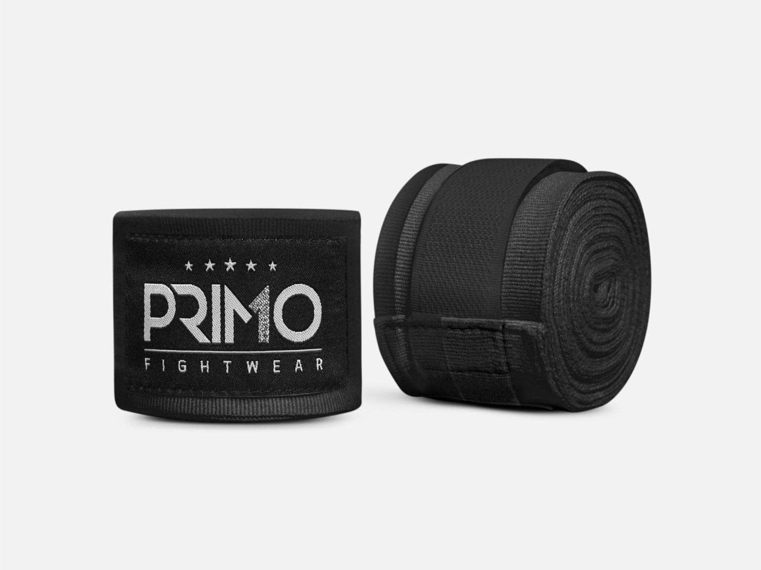 Primo Fight Wear Official Handwraps 160" Hand Wraps - Charcoal Black