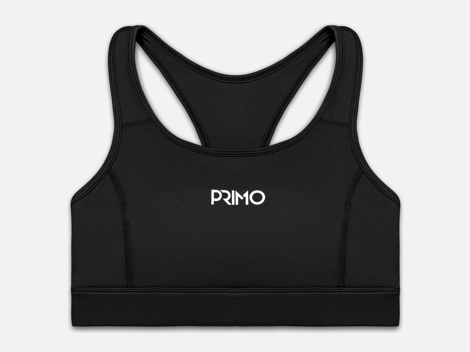 Primo Fight Wear Official Athleisure Training Sports Bra Air Sports Bra - Black