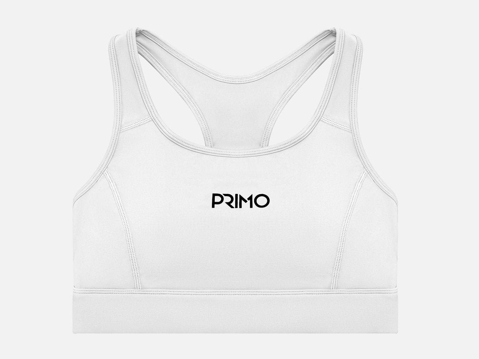 Primo Fight Wear Official Athleisure Training Sports Bra Air Sports Bra - White