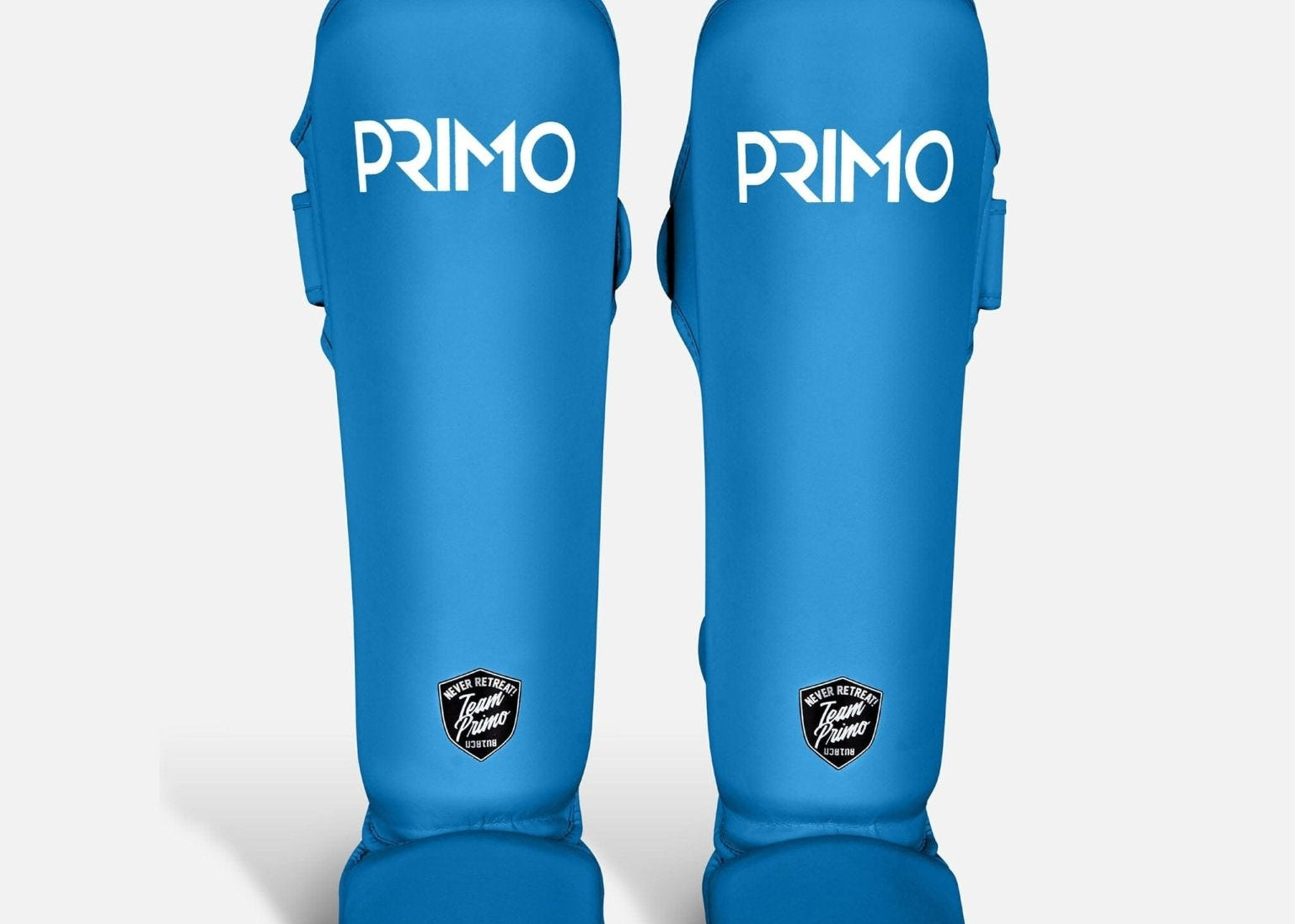 Primo Fight Wear Official Boxing & Martial Arts Protective Gear Classic Muay Thai Shinguard - Blue