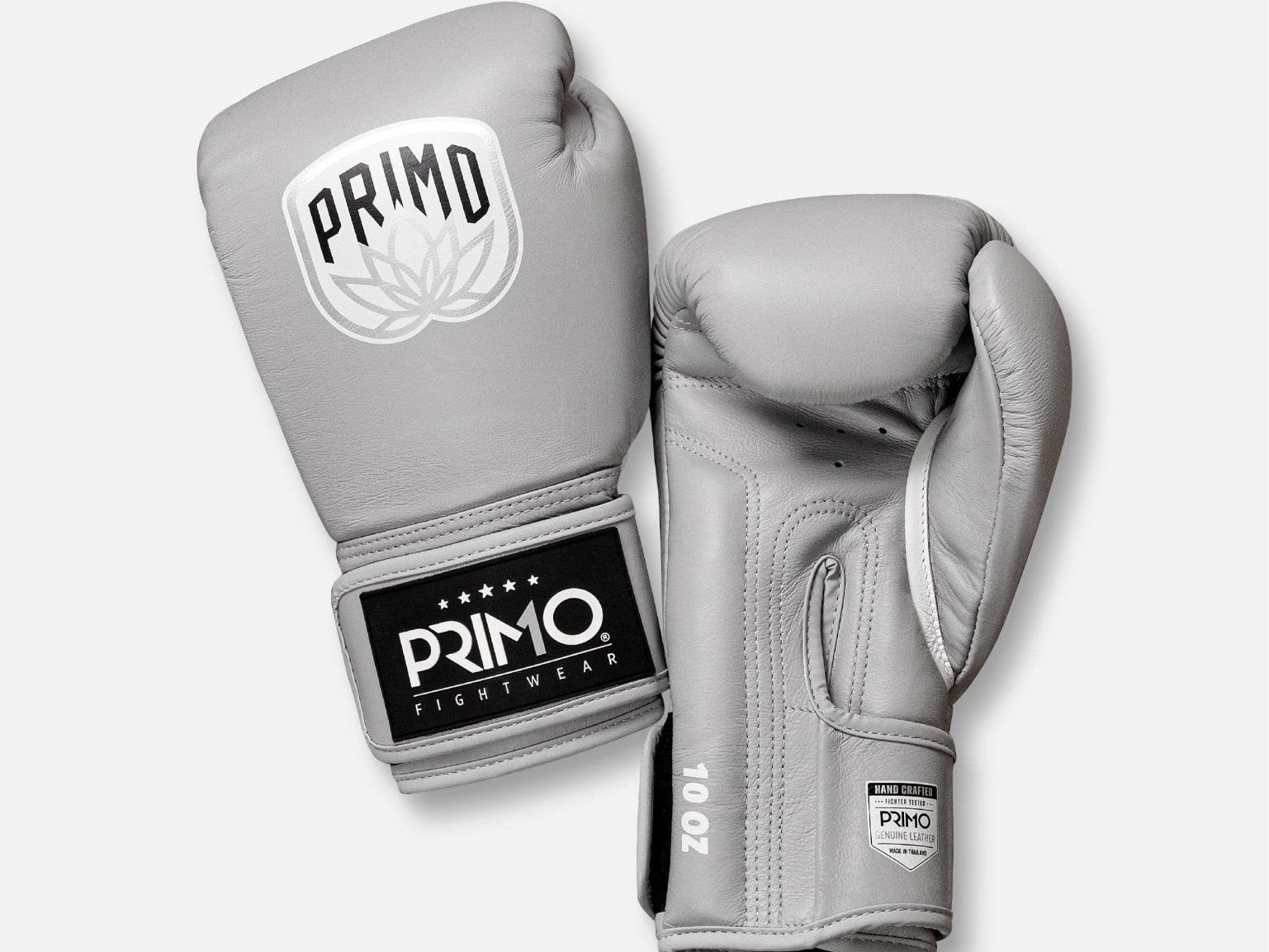 Primo Fight Wear Official Boxing Gloves Emblem 2.0 Boxing Gloves -  Mercury Grey