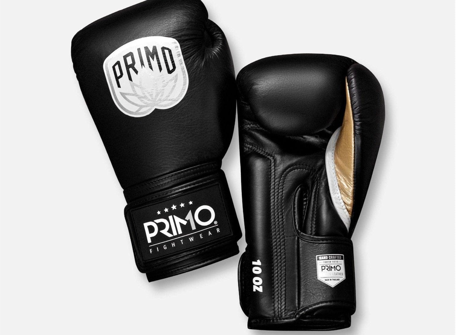 Primo Fight Wear Official Boxing Gloves Emblem 2.0 Boxing Gloves - Onyx Black