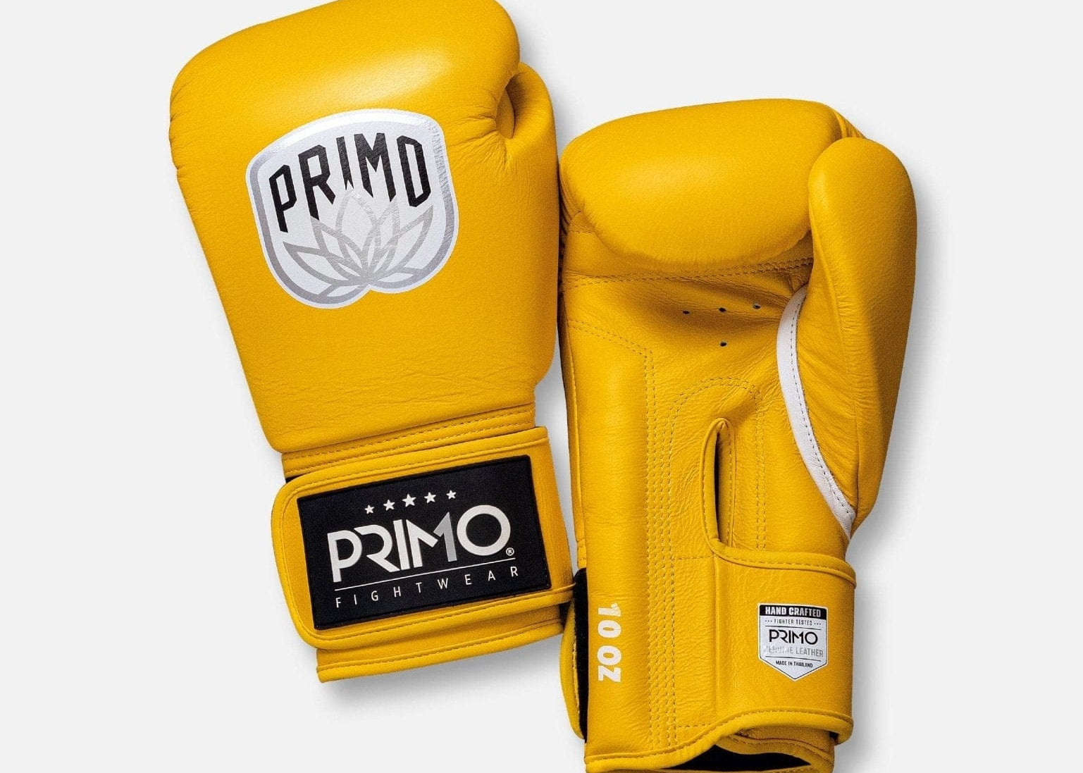 Primo Fight Wear Official Boxing Gloves Emblem 2.0 Boxing Gloves - Shaolin Yellow