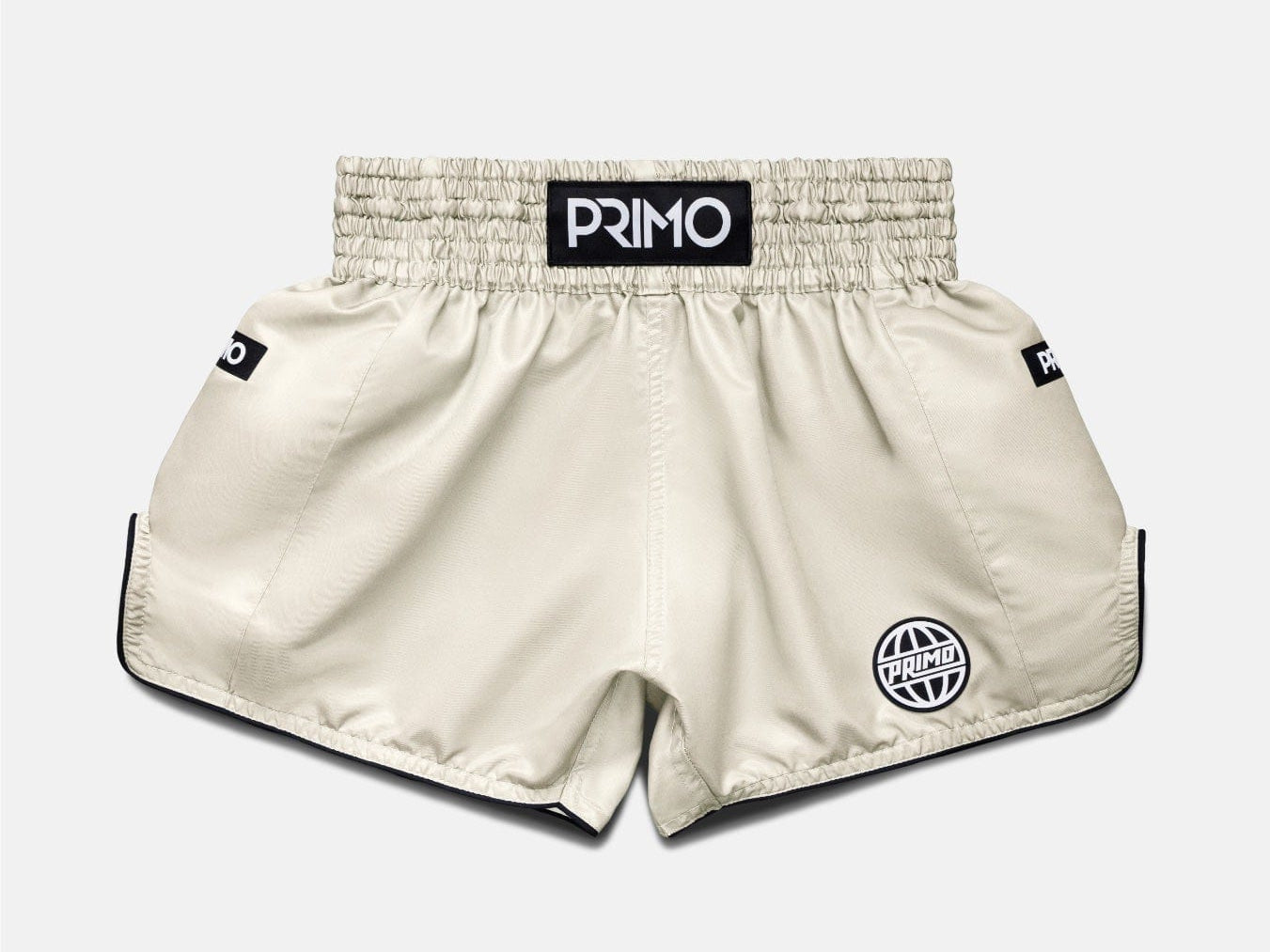 Primo Fight Wear Official Muay Thai Shorts Muay Thai Shorts - Alta Series -  Cream