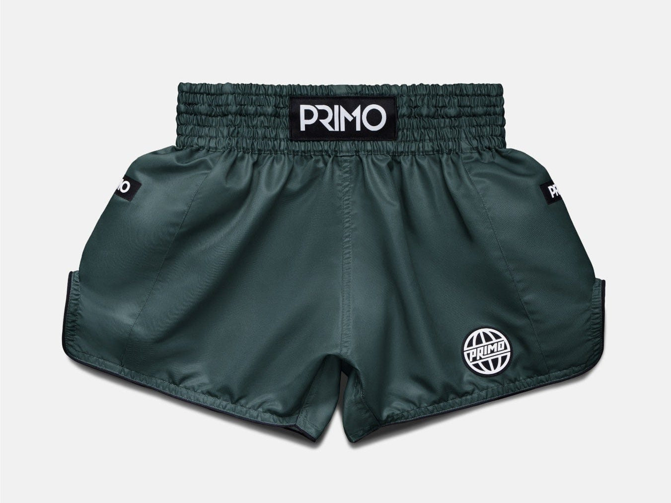 Primo Fight Wear Official Muay Thai Shorts Muay Thai Shorts - Alta Series - Forest Green