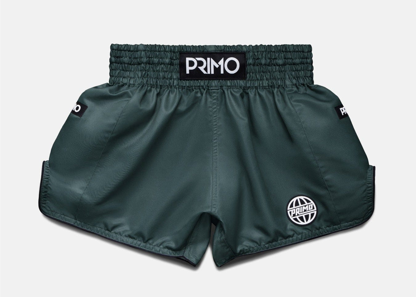 Primo Fight Wear Official Muay Thai Shorts Muay Thai Shorts - Alta Series - Forest Green