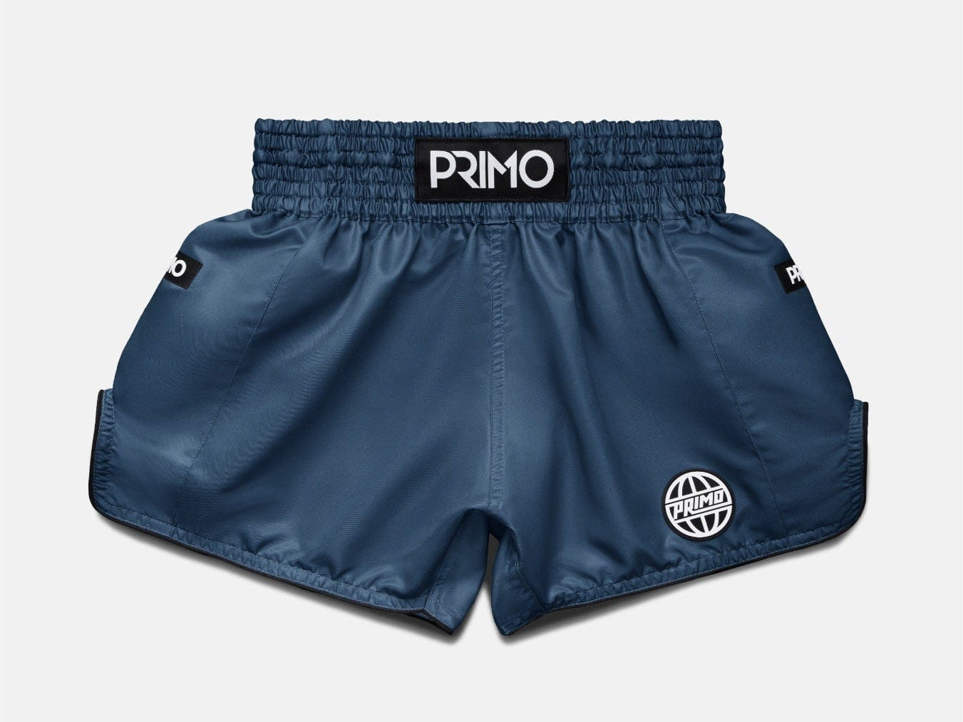 Primo Fight Wear Official Muay Thai Shorts Muay Thai Shorts - Alta Series - Steel Blue