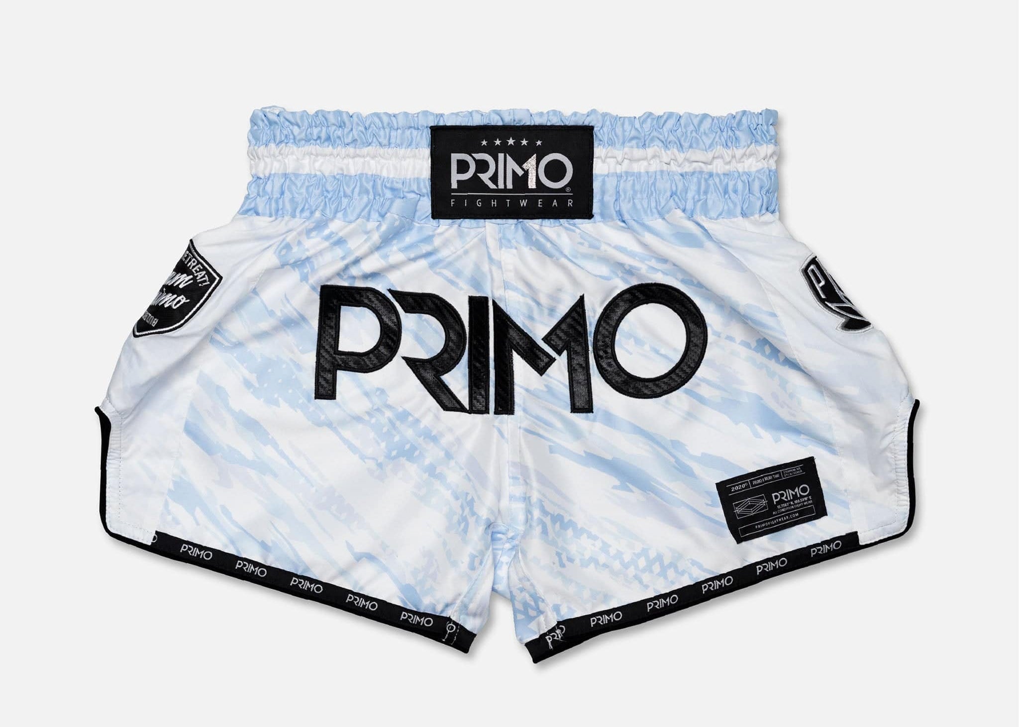 Primo Fight Wear Official Muay Thai Shorts Muay Thai Shorts - Arctic Ghost