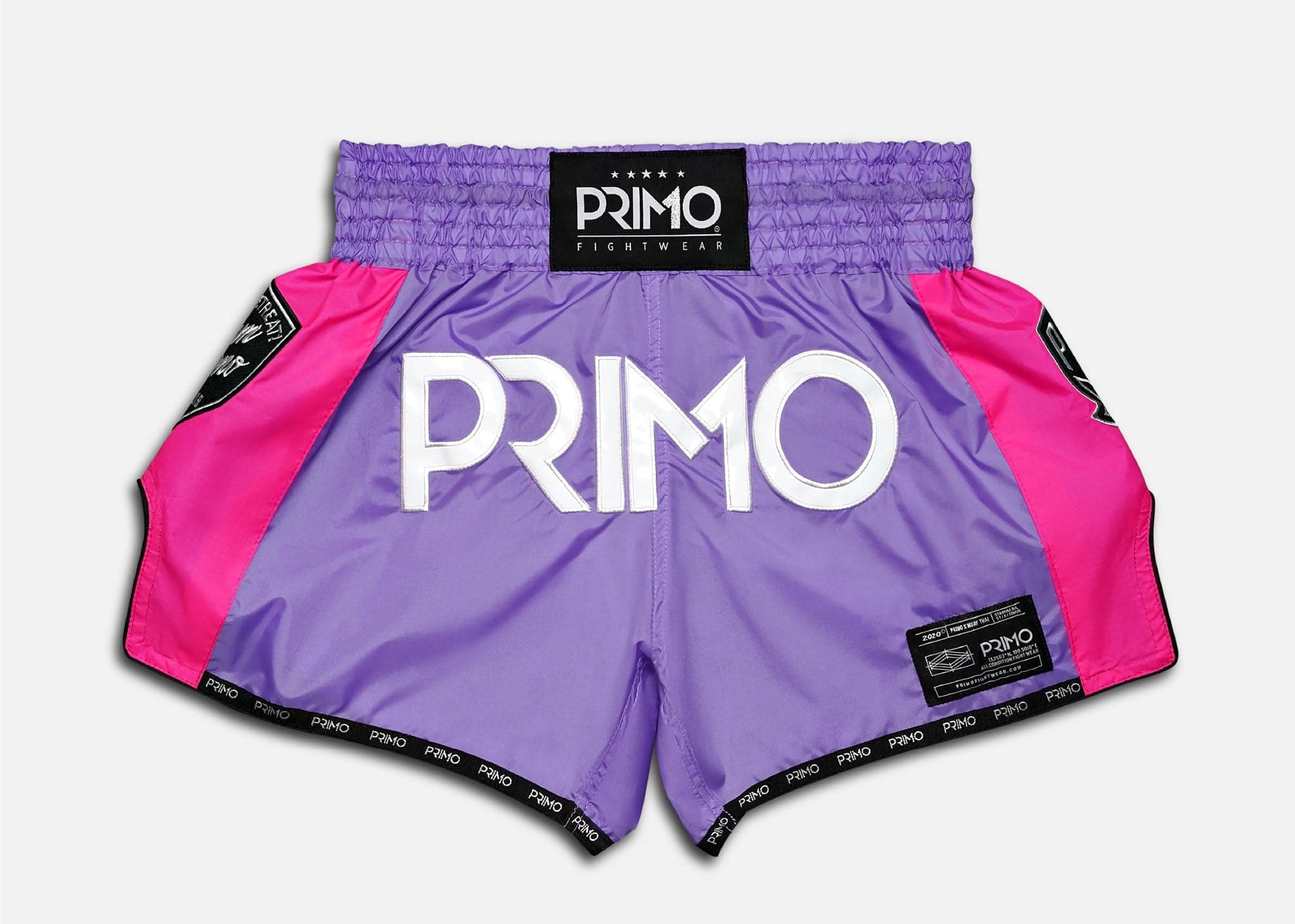 Primo Fight Wear Official Muay Thai Shorts Muay Thai Shorts - Super Nylon - Purple Rain