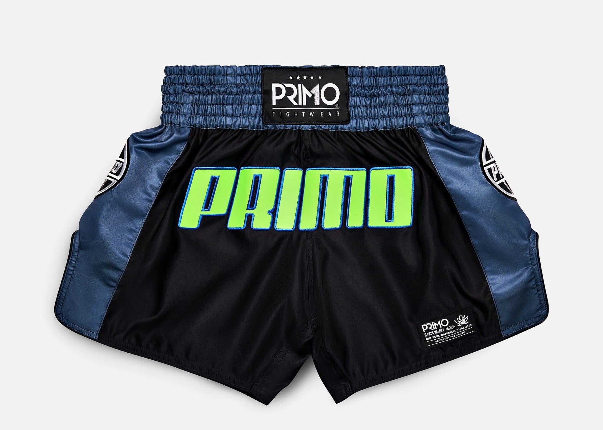 Primo Fight Wear Official Muay Thai Shorts Muay Thai Shorts - Trinity Series - Black