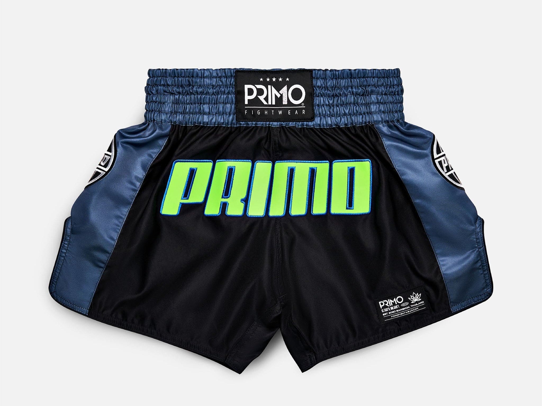 Primo Fight Wear Official Muay Thai Shorts Muay Thai Shorts - Trinity Series - Black