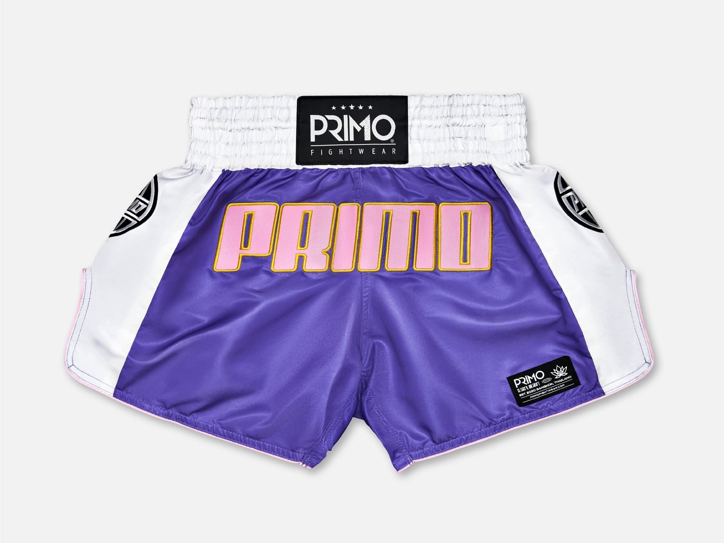 Primo Fight Wear Official Muay Thai Shorts Muay Thai Shorts - Trinity Series - Purple