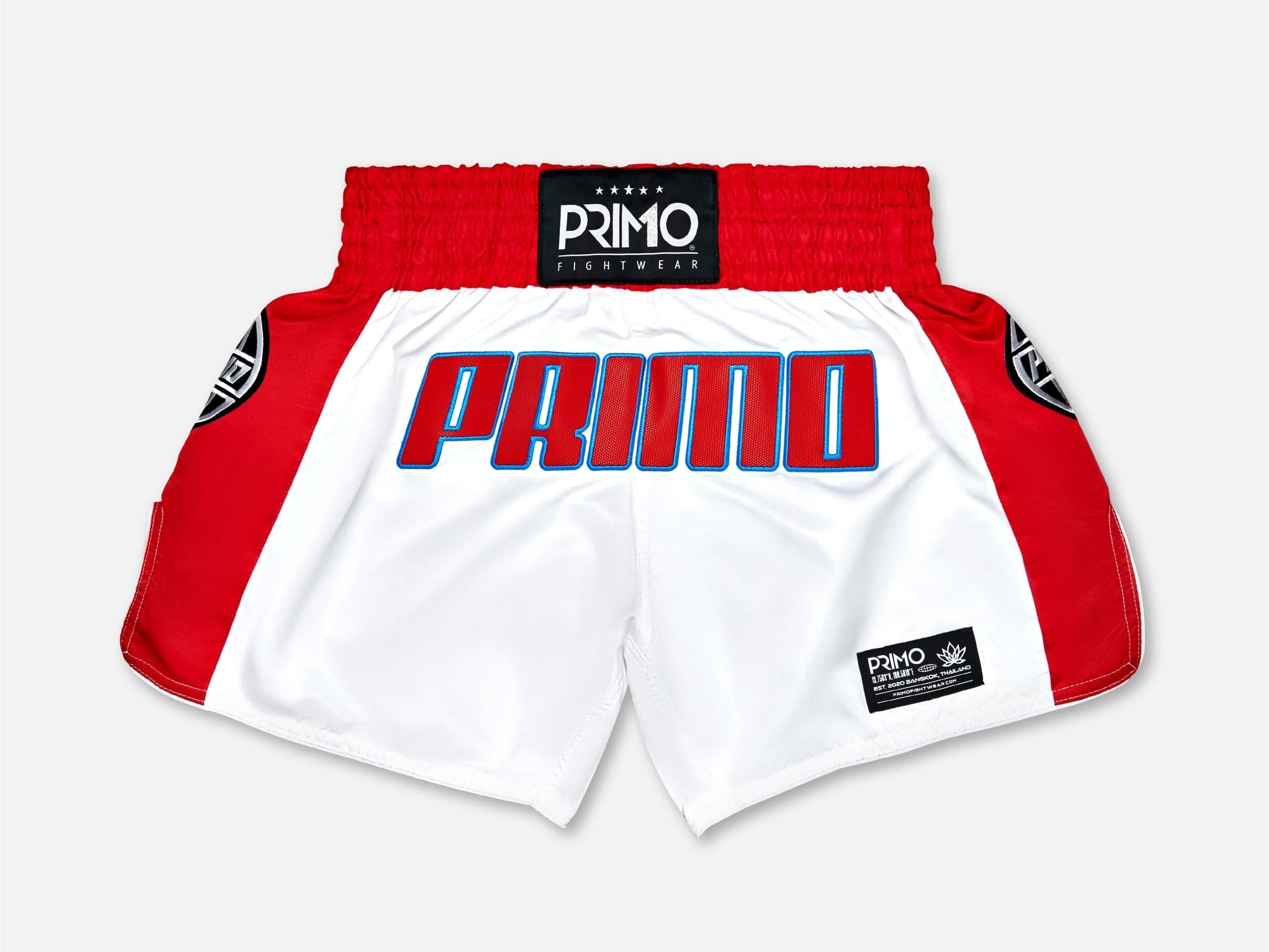 Primo Fight Wear Official Muay Thai Shorts Muay Thai Shorts - Trinity Series - Red