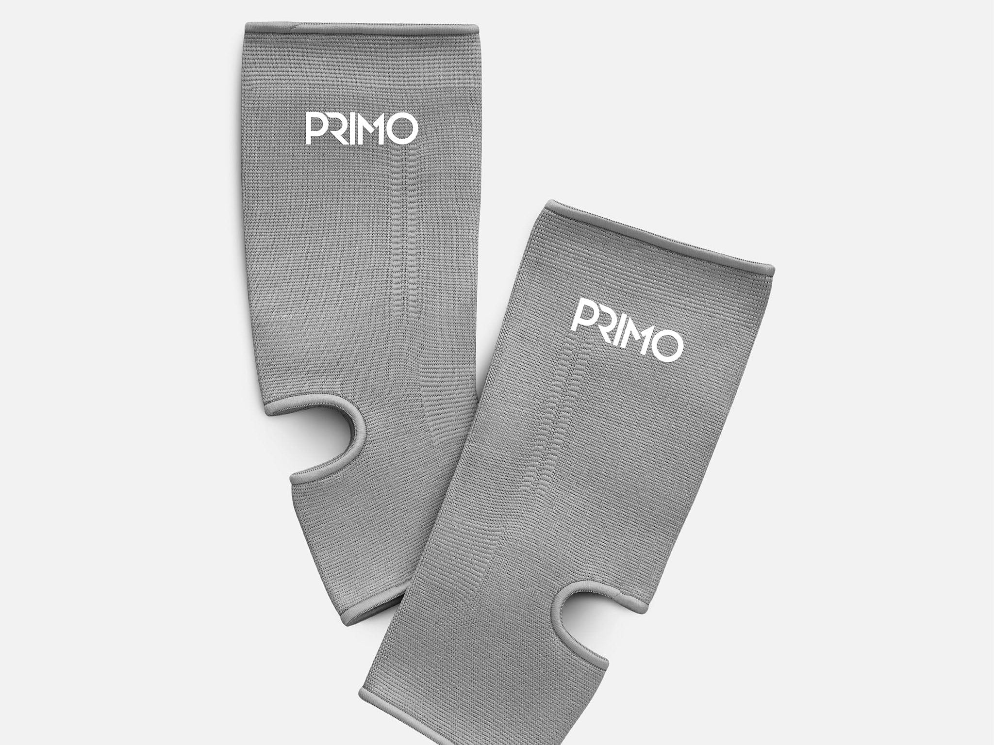 Primo Fight Wear Official Ankle Guard Primo Monochrome Ankleguards - Grey