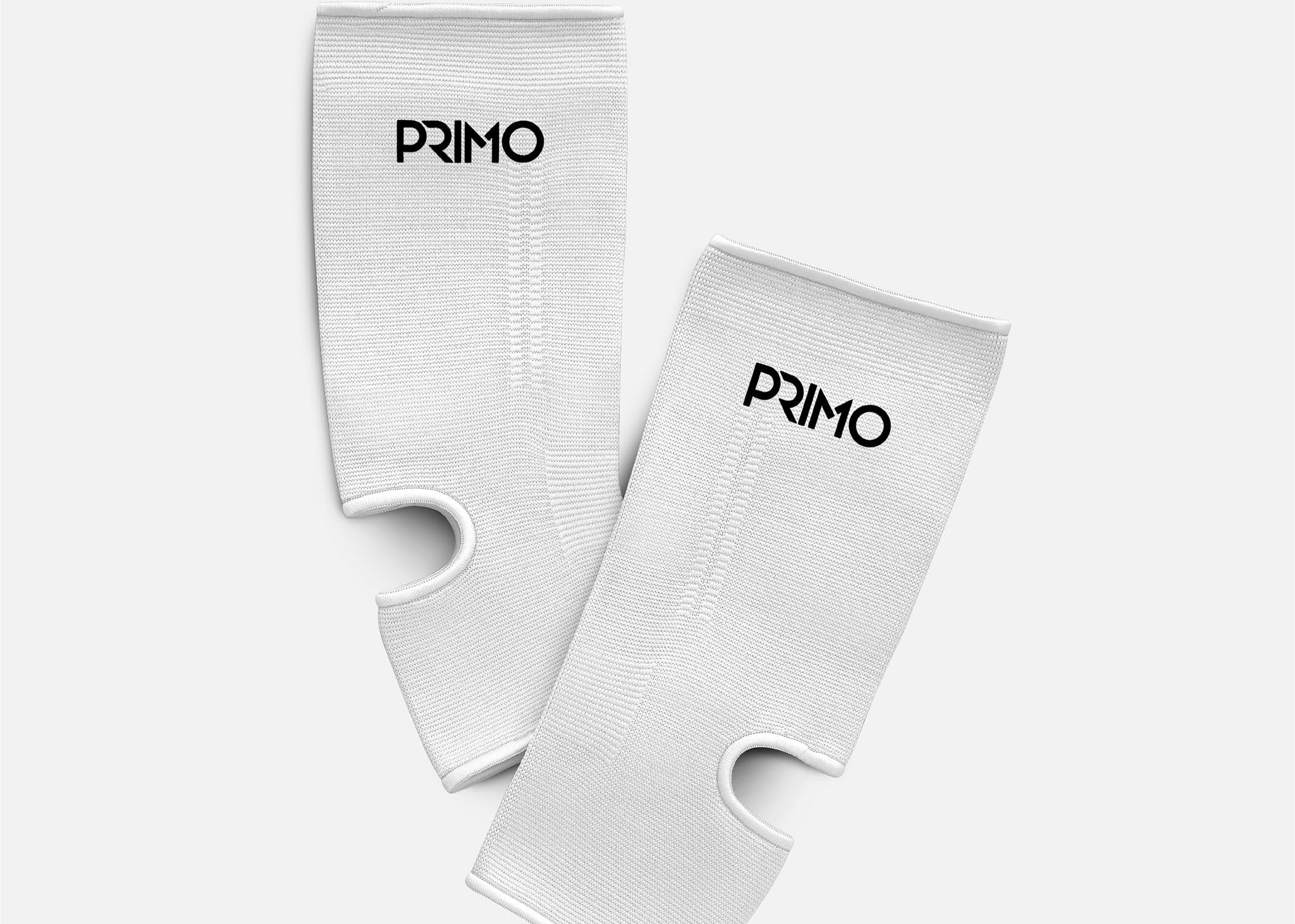 Primo Fight Wear Official Ankle Guard Primo Monochrome Ankleguards - White